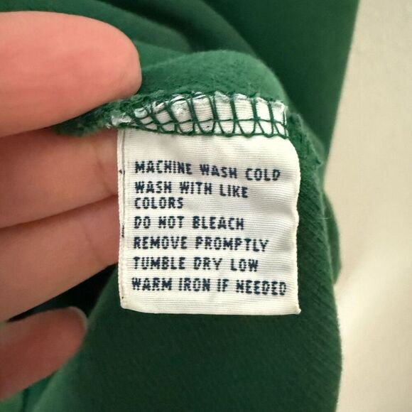 Vintage 90s Polo Ralph Lauren Men's Size XL Green Pullover 1/4 Zip Sweater - Picture 7 of 10